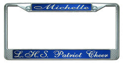 Cheerleader License Plate Frame