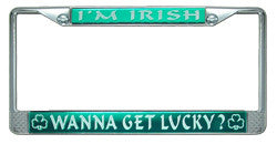 Irish License Plate Frame Humorous