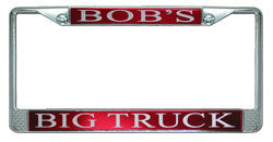 Personalized License Plate Frame