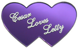 Double Heart Magnet