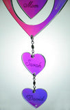 Mom Gift Flower Heart Suncatcher