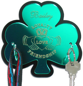 Claddagh Shamrock Leash Holder