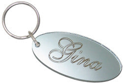 Oval Keychain