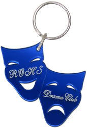 Drama Masks Keychain