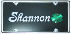 Irish Shamrock License Plate
