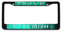 Irish License Plate Frame Pride