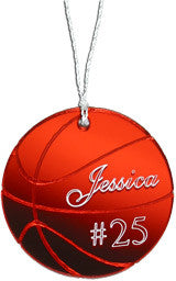 Basketball Christmas Ornament