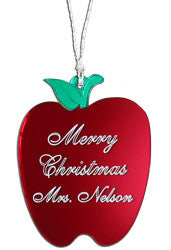 Apple Christmas Ornament