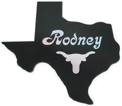 Texas Plaque with Longhorn